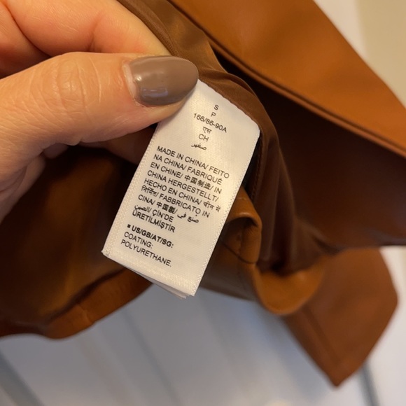 The Drop Brown Motorcycle Biker Jacket - small - Picture 5 of 6